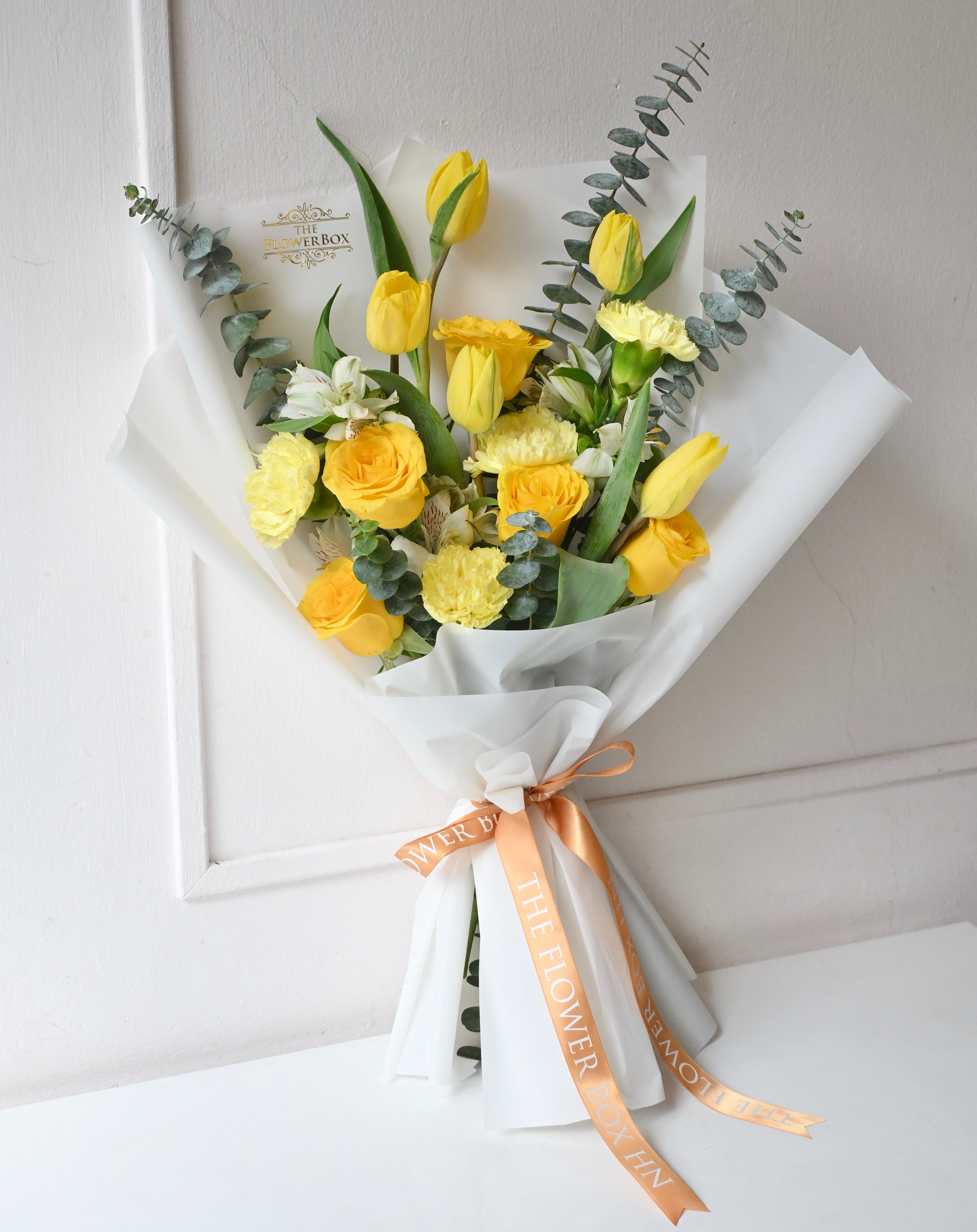 Yellow tulips