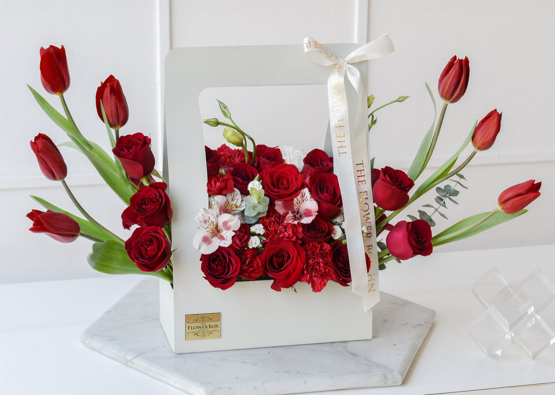 Signature Tulip Love Basket
