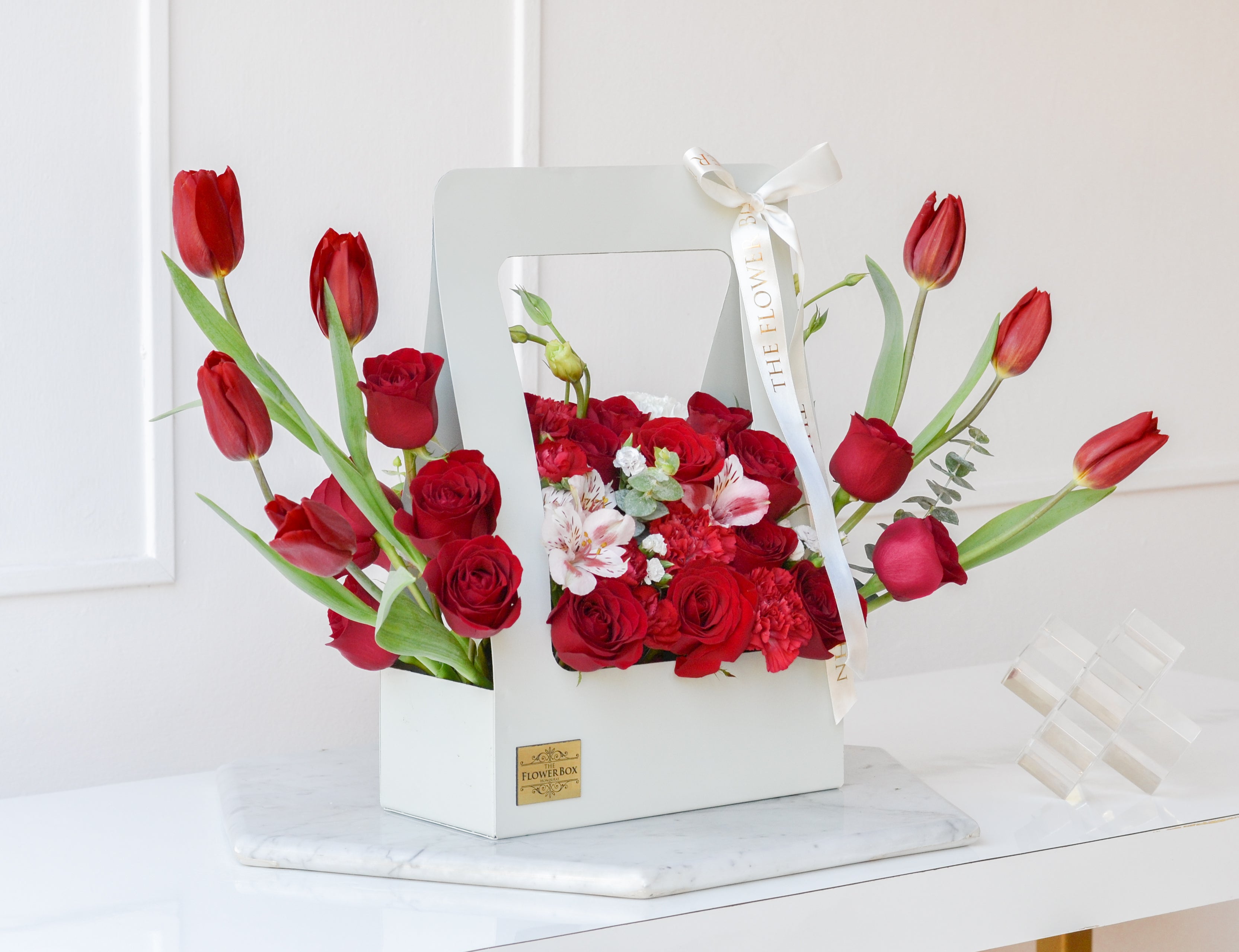 Signature Tulip Love Basket