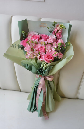 Pink Mint Bouquet