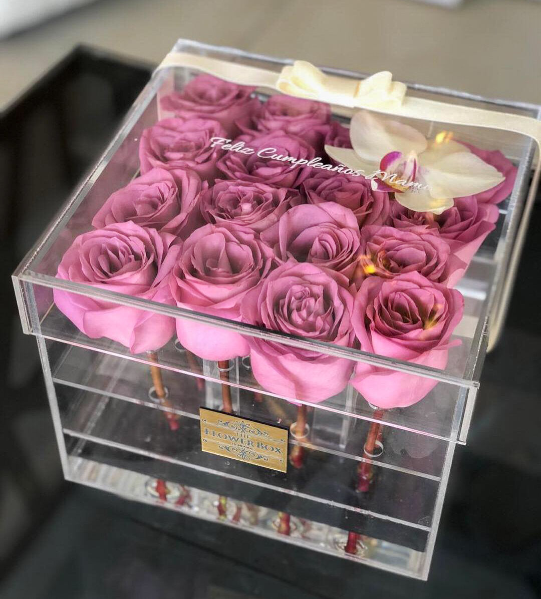 Crystal Box - 16 Roses