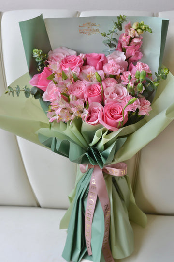 Pink Mint Bouquet